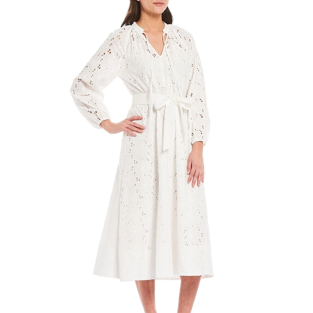 Gibson Latimer White Lace Dress Size XL.